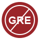 Icon - No GRE/GMAT required.