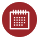 Calendar Icon - 4 start dates per year.