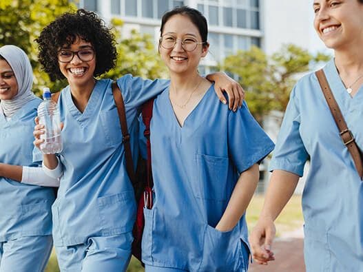 Female nurses.